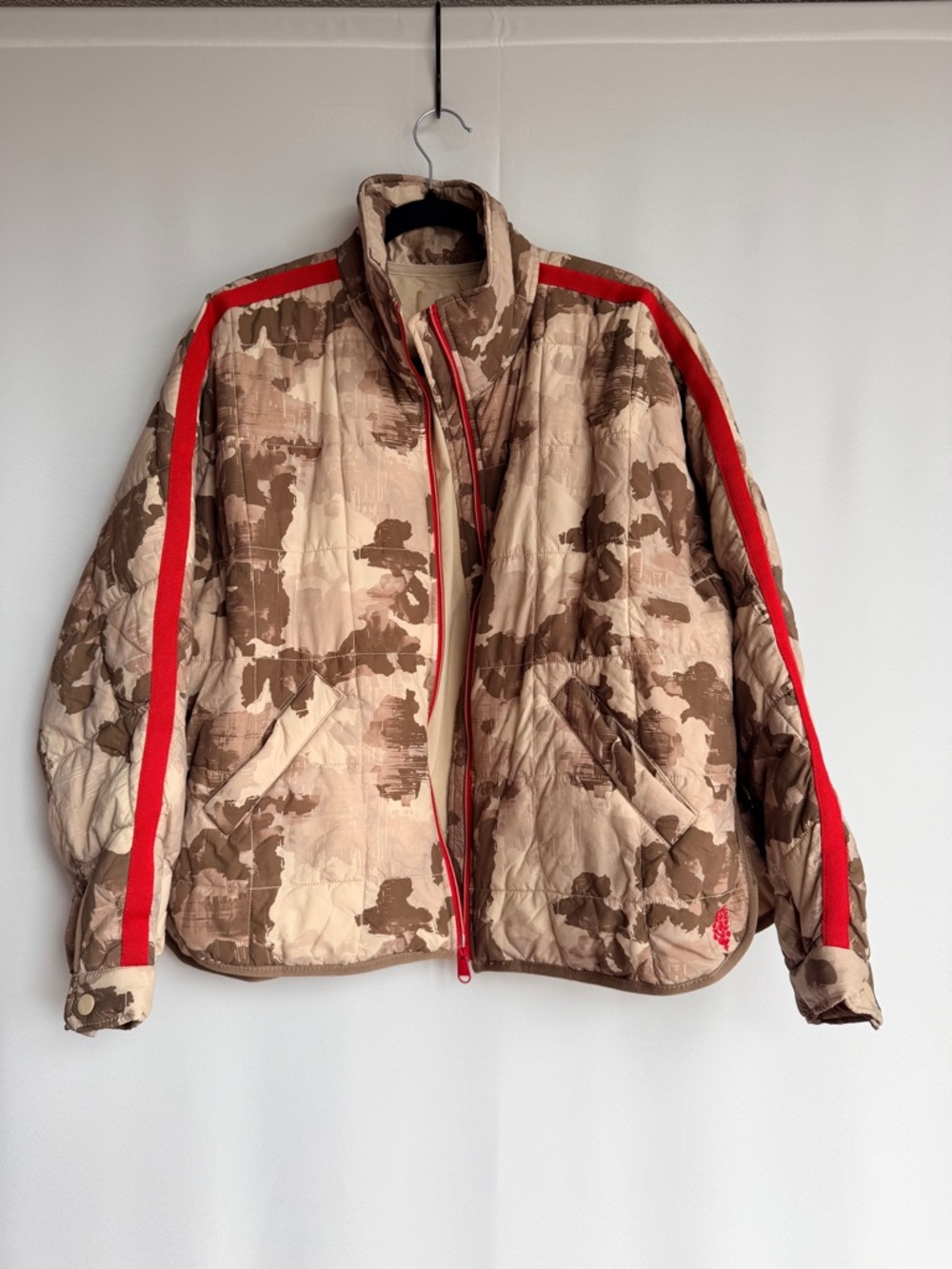 Free People Movement Pippa Printed Packable Puffer Jacket Medium Lightweigh - Picture 6 of 11